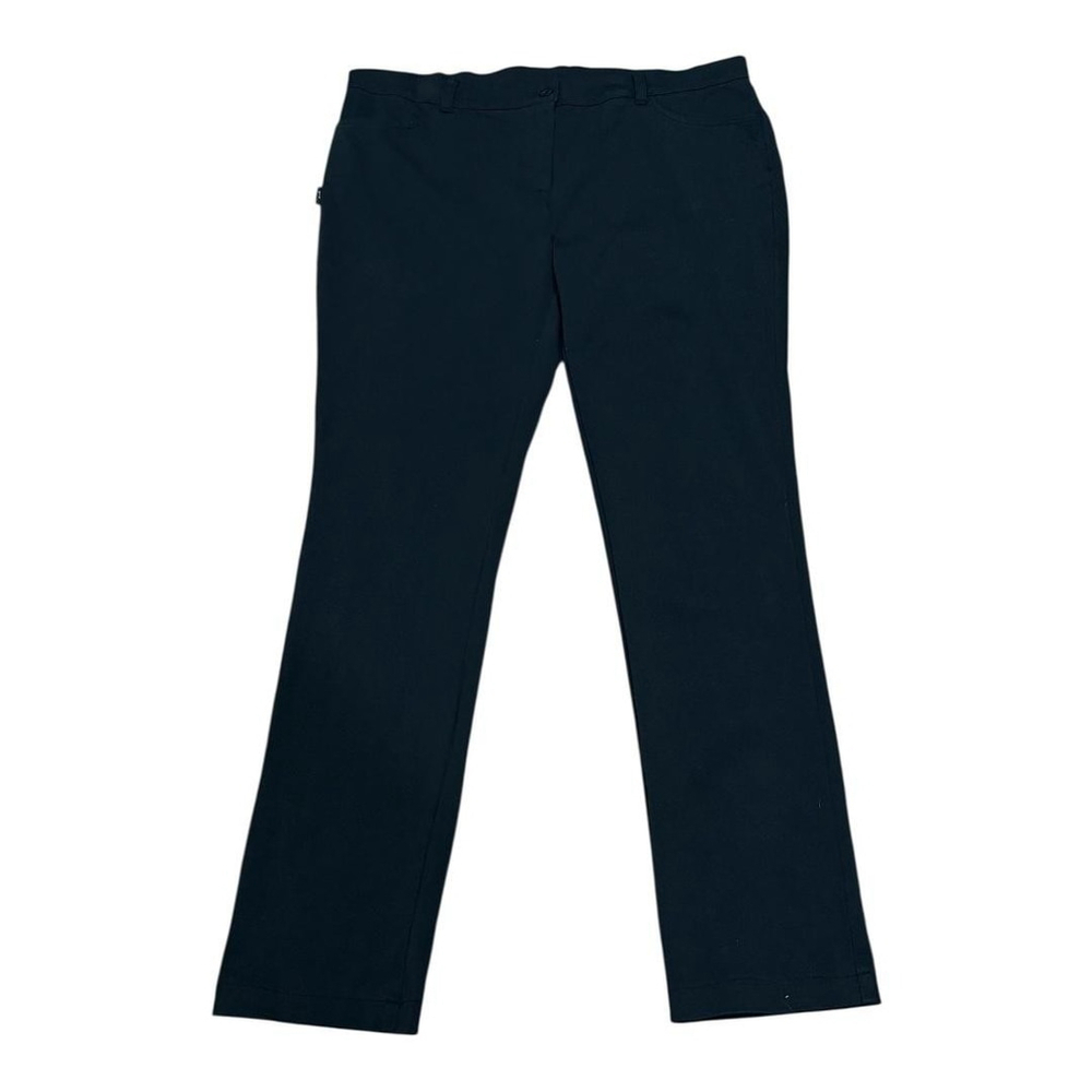 Top Marks Pants Girls 14 Black School Uniform Stretch Flat Front Straight Leg